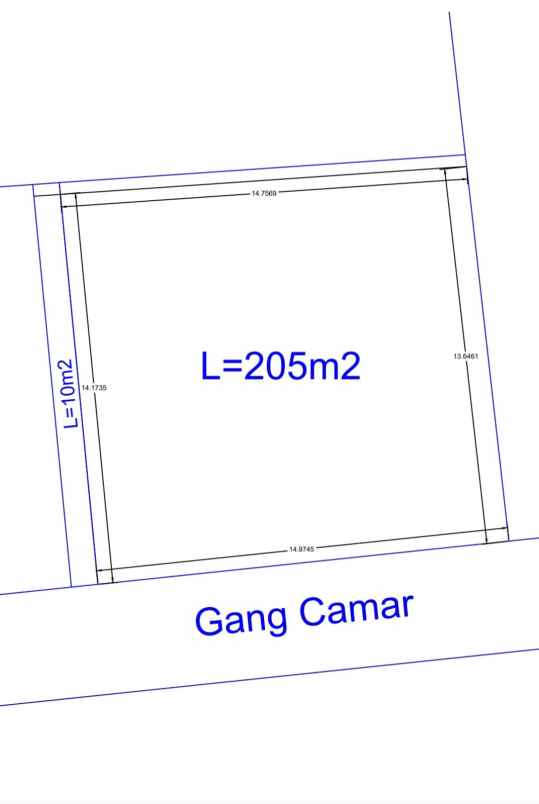 dijual tanah lokasi jalan sesetan denpasar selatan