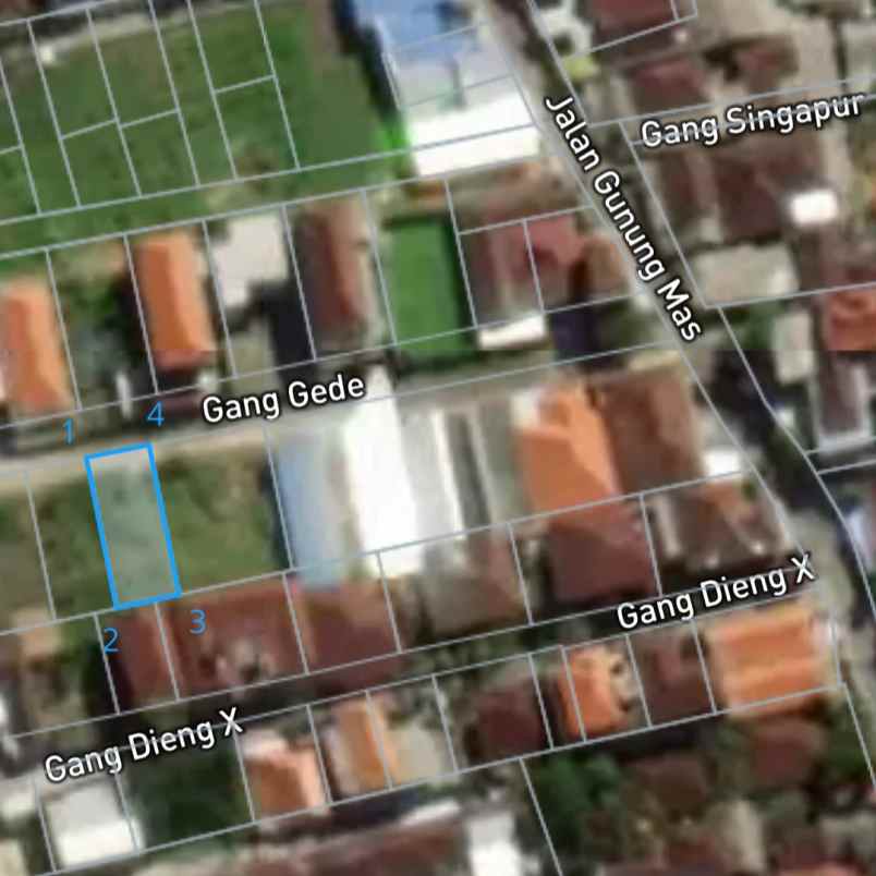 dijual tanah padangsambian klod