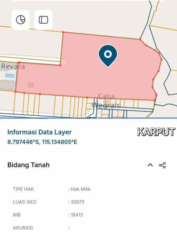 dijual tanah pantai balangan