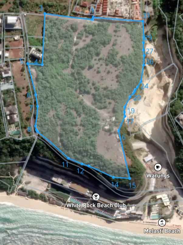 dijual tanah pantai melasti karmakandara