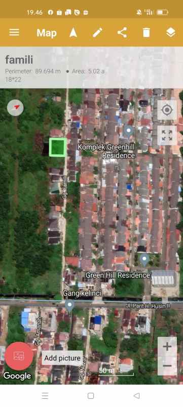 dijual tanah paris 2