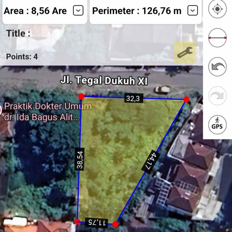 dijual tanah penamparan