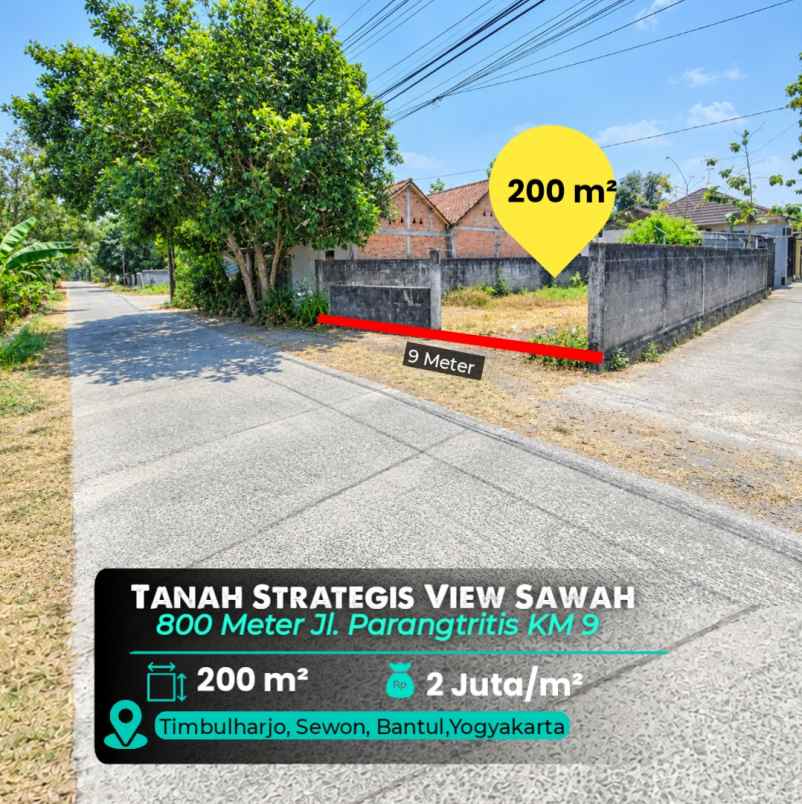 dijual tanah sewon
