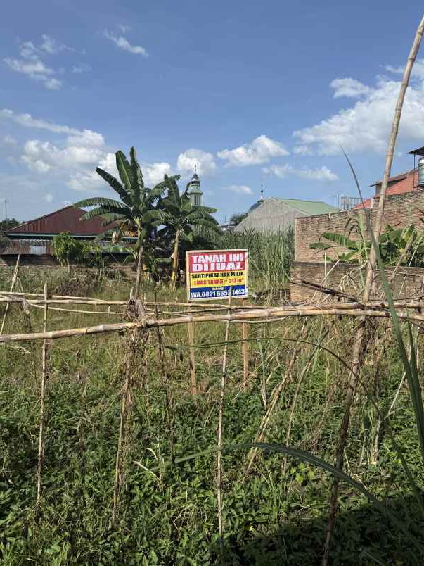 dijual tanah shm strategis dekat tol lubuk pakam