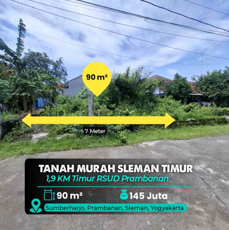 dijual tanah sumberharjo