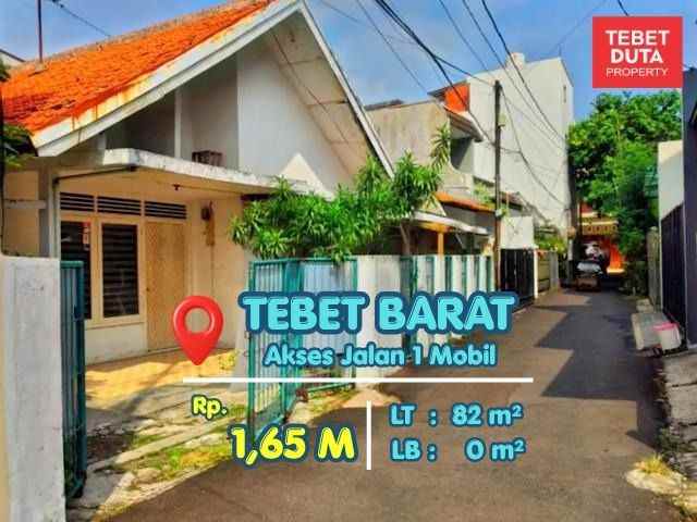 dijual tanah tebet barat