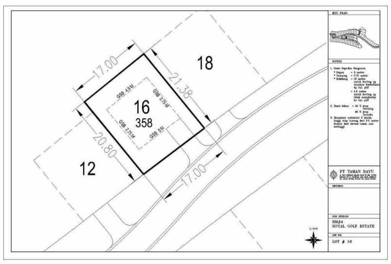 dijual tanah the taman dayu cluster