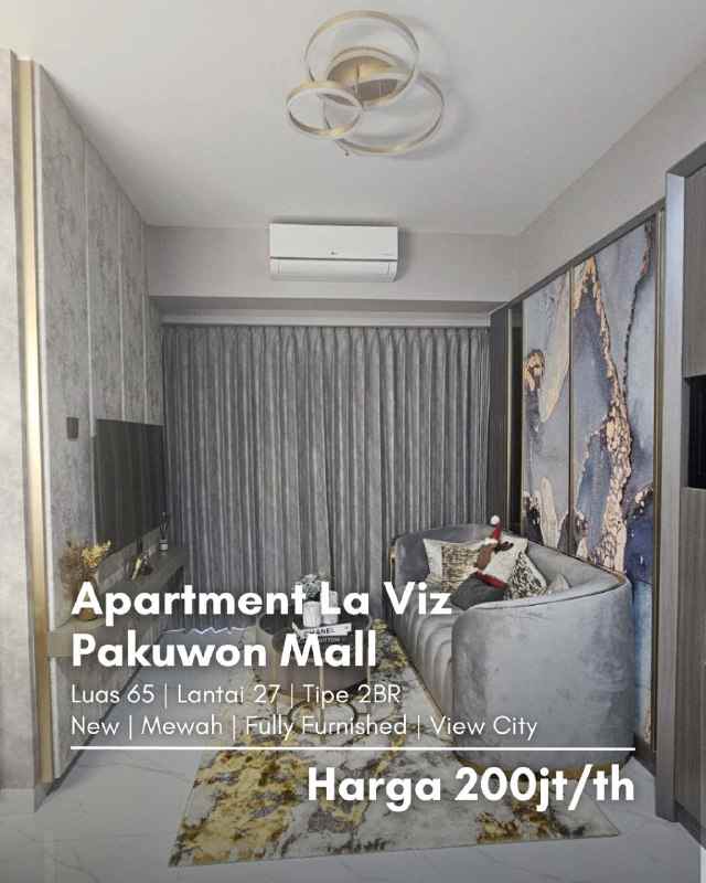 disewakan apartemen la viz pakuwon mall