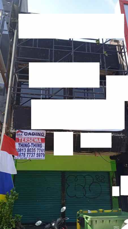 disewakan ruko gudang kantor boulevard raya kelapa gading