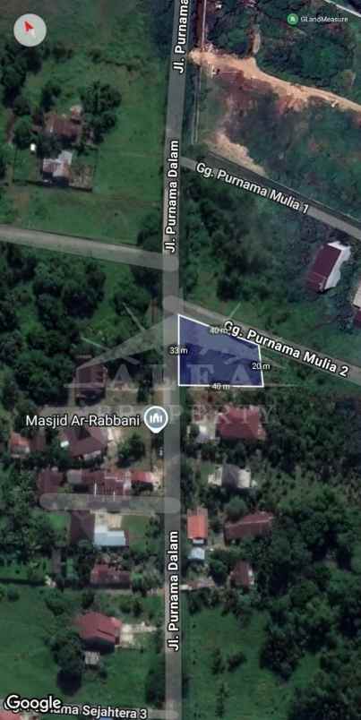 jual cepat tanah cck bgn ruko rumah kantor cafe