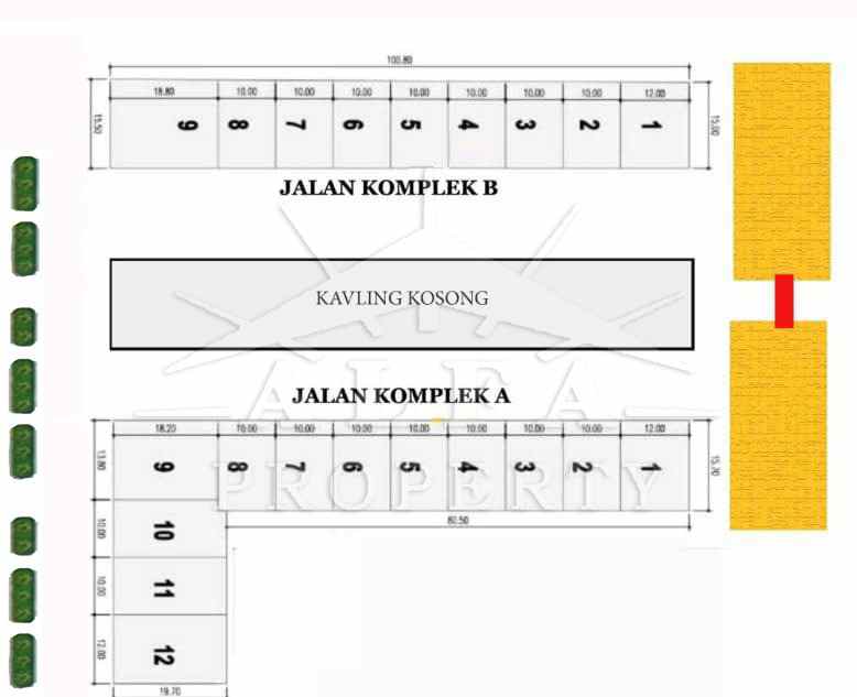 jual murah tanah shm kavling cluster siap bangun rumah