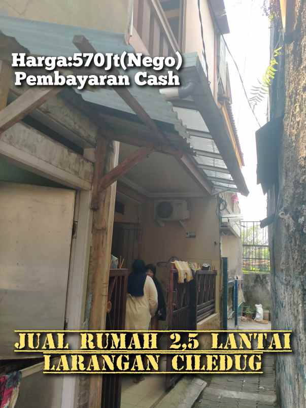 jual rumah 2 5 lantai siap huni