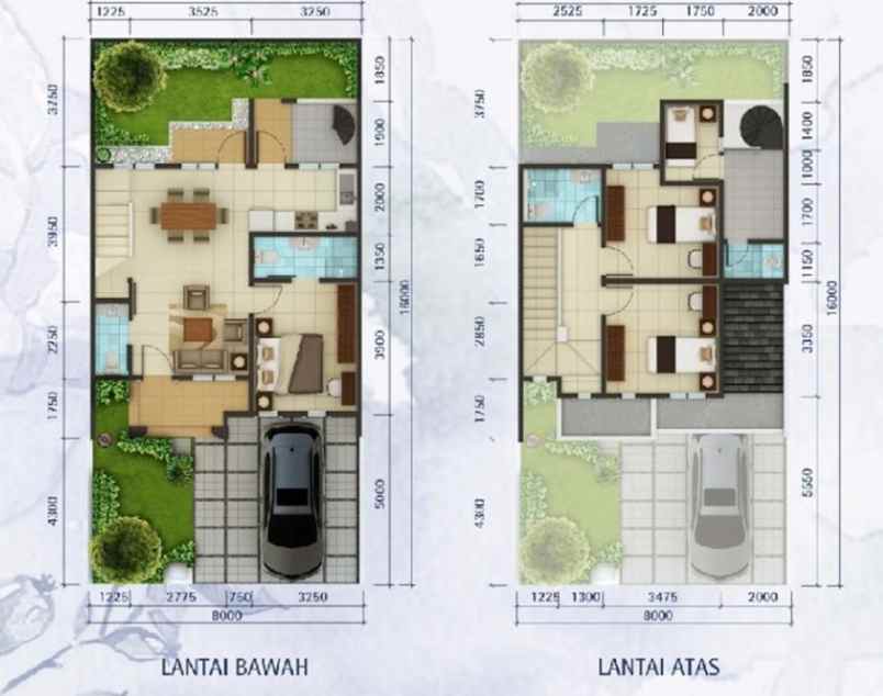 jual rumah cluster chiara suvarna sutera tangerang