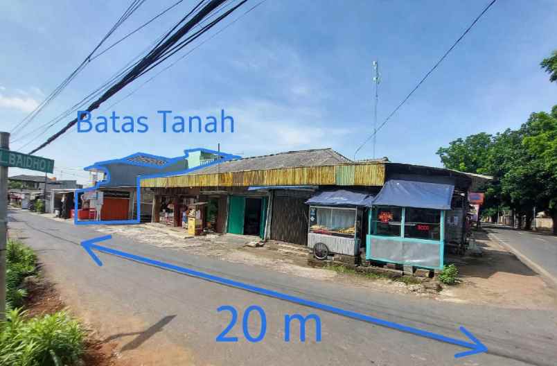 jual tanah komersial hook strategis