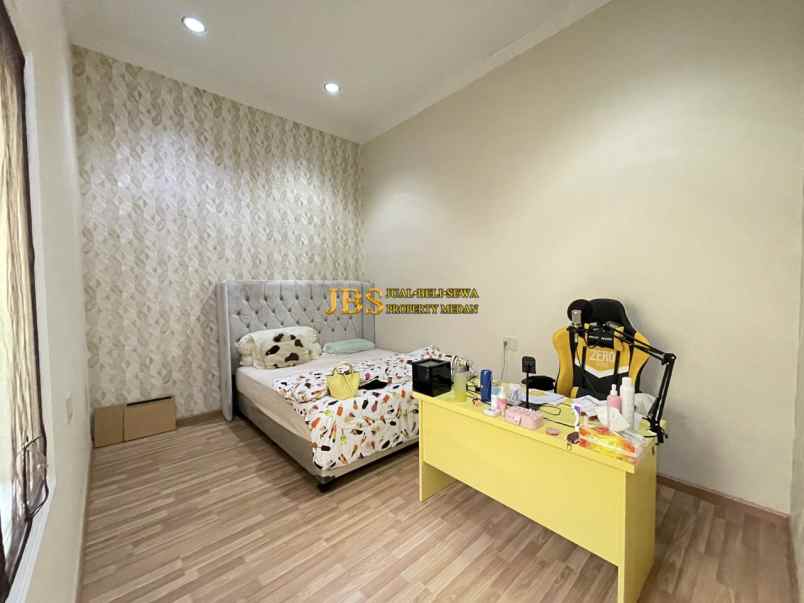 jual villa siap huni lux di komplek cemara hijau medan