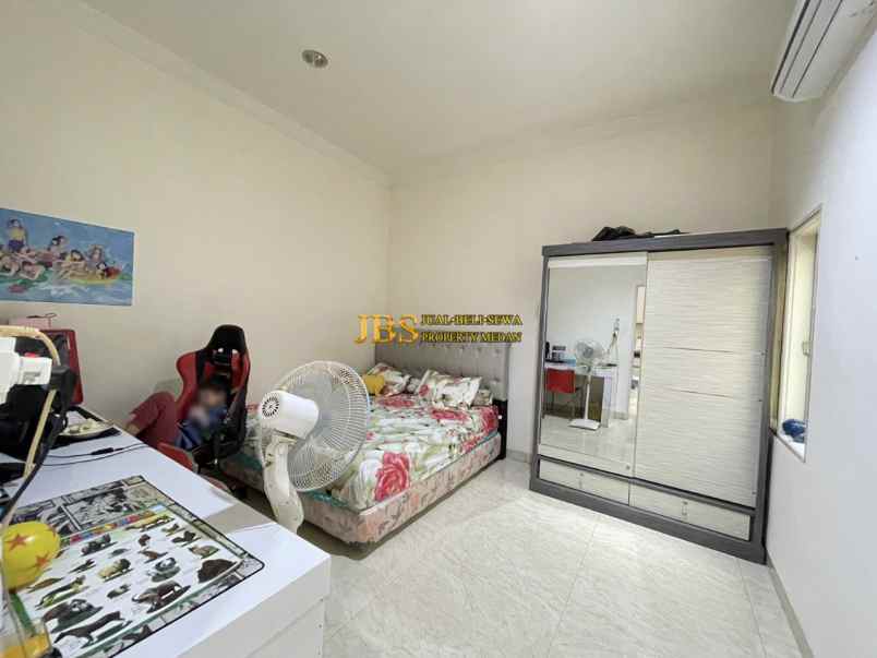 jual villa siap huni lux di komplek cemara hijau medan