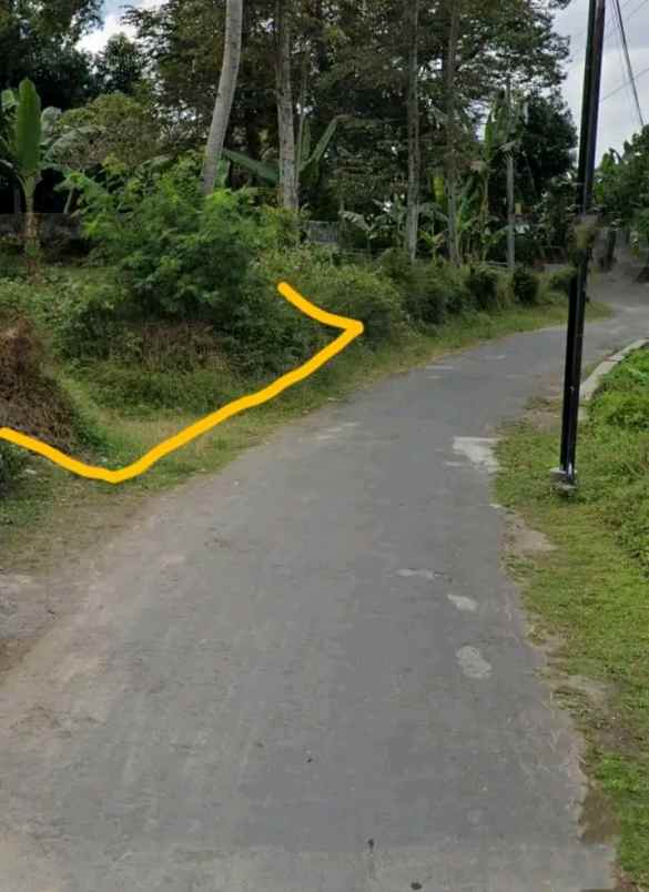 kavling tanah tepi aspal dekat pasar godean sleman