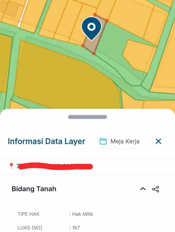 kavling tanah tepi aspal dekat pasar godean sleman