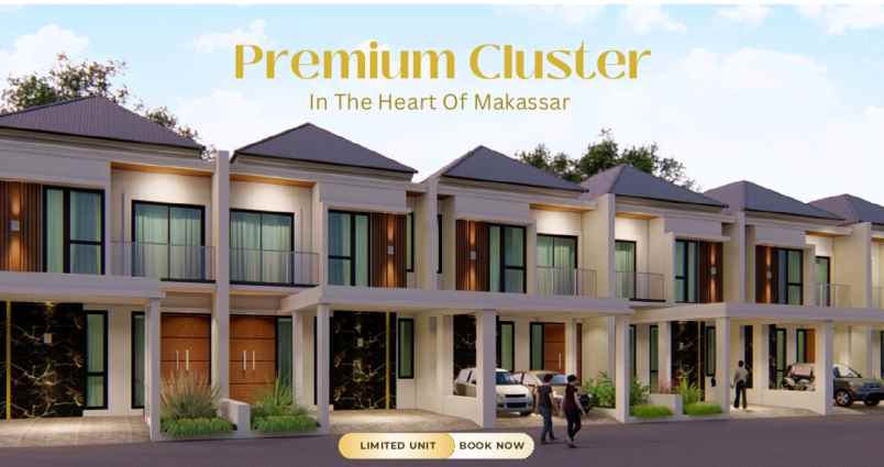 rumah 2 lantai dalam kota makassar jalan cendrawasih