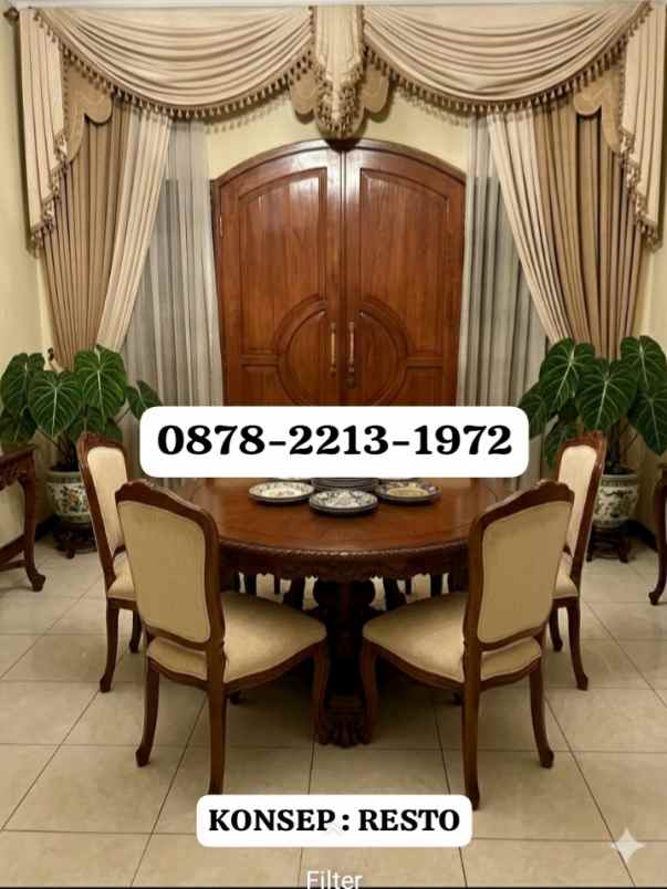 rumah bagus untuk rumah tinggal dan resto di ciganjur