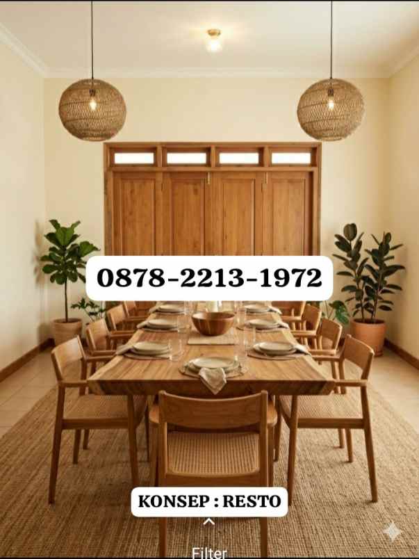 rumah bagus untuk rumah tinggal dan resto di ciganjur
