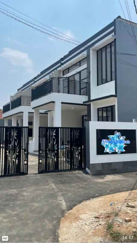 rumah baru 2 lantai dalam cluster beji depok
