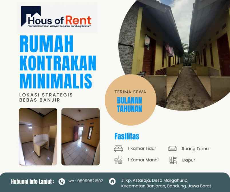 rumah di kontrakan bu hj entin