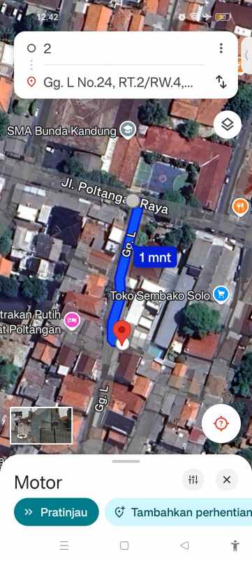 rumah di poltangan tanjung barat jagakarsa