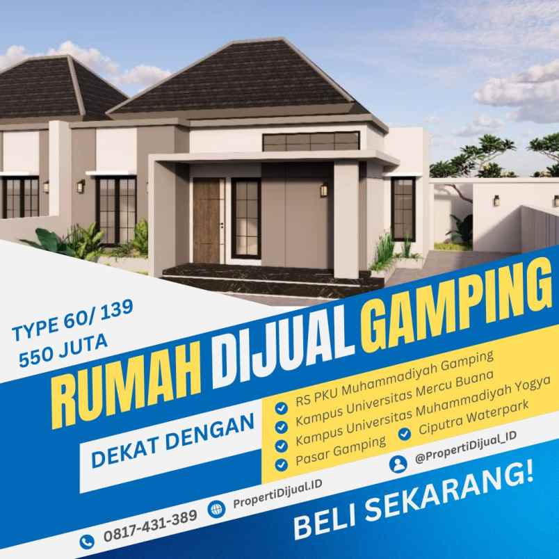 rumah dijual gamping ambarketawang sleman