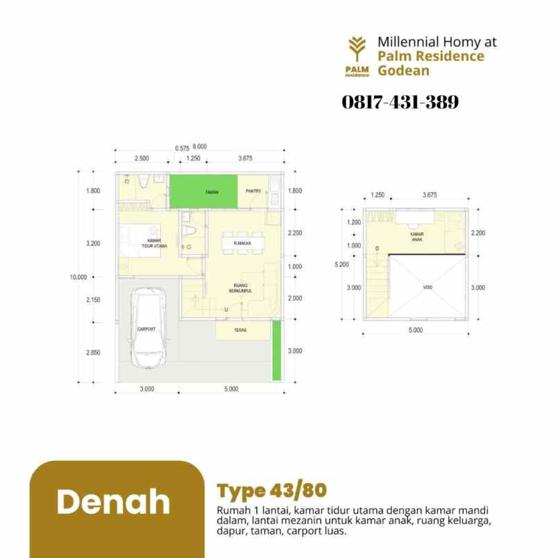 rumah dijual jogja dekat kelurahan sidokarto godean