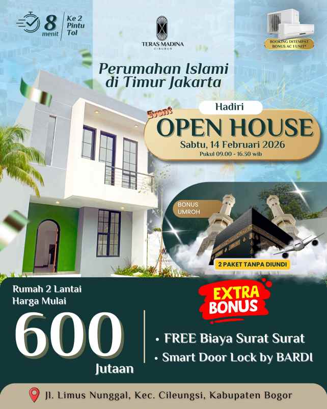 rumah dua lantai promo terbatas subsidi kpr