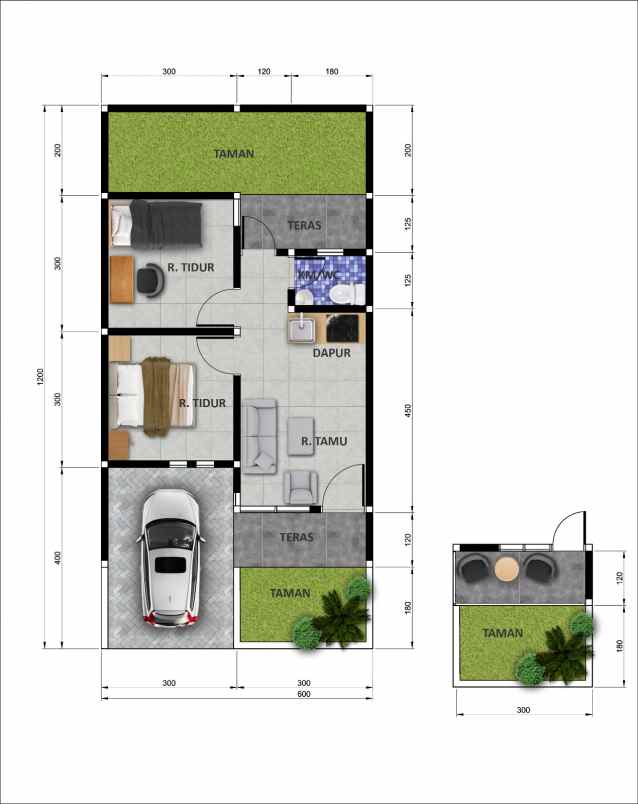 rumah idaman type vista yang nyaman dan siap huni