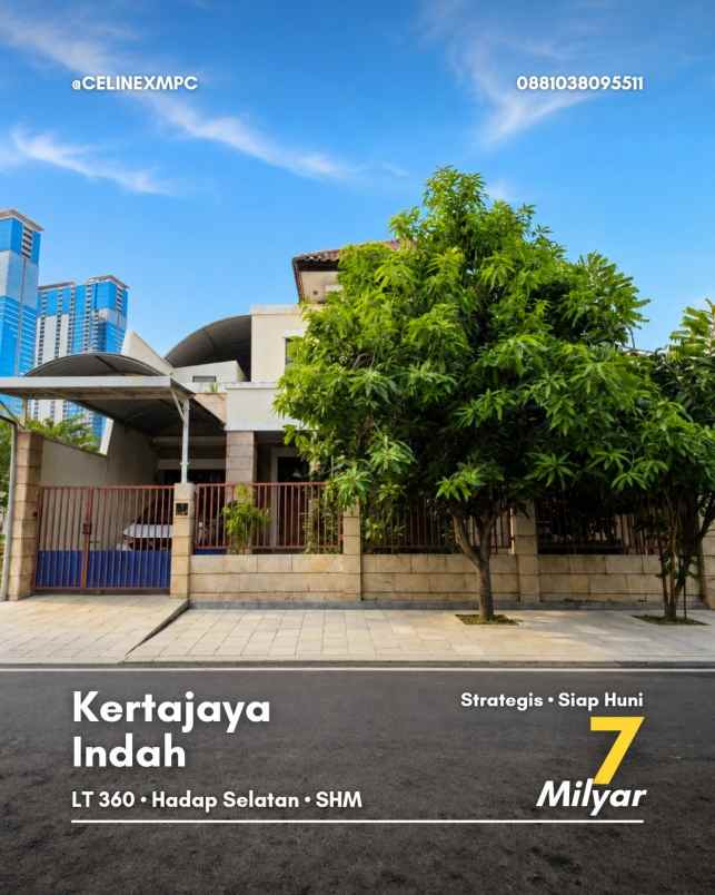 rumah kertajaya indah strategis siap huni