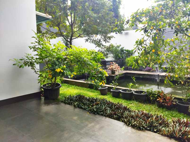 rumah mewah luas taman telaga golf bsd turun harga