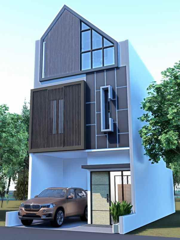 rumah minimalis kontemporer di jagakarsa