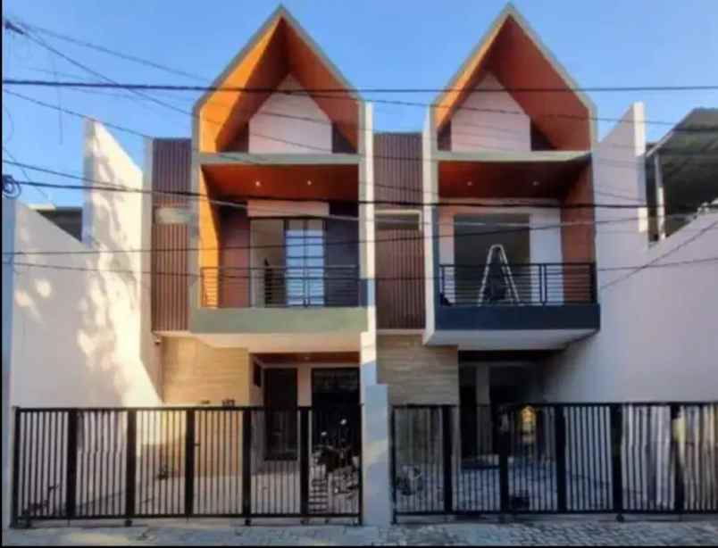 rumah modern minimalis rungkut mapan harga 1m an murah