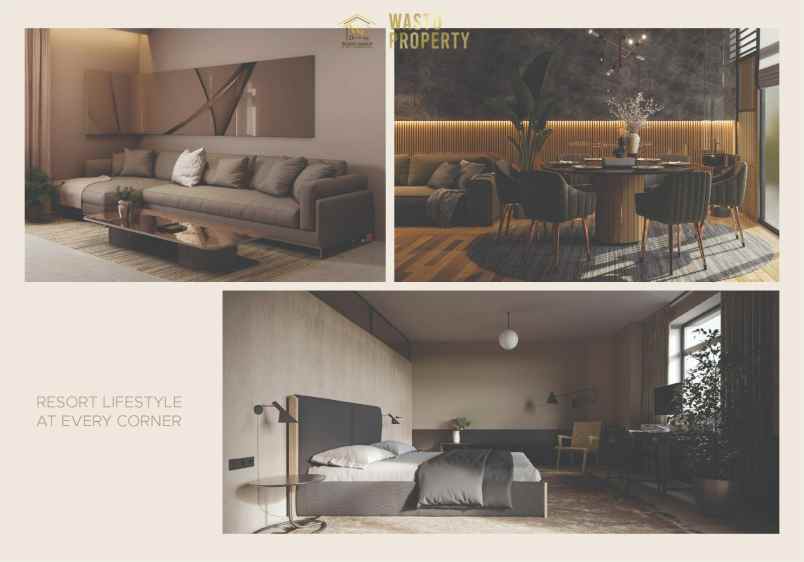 rumah modern one gate di kawasan strategis sleman