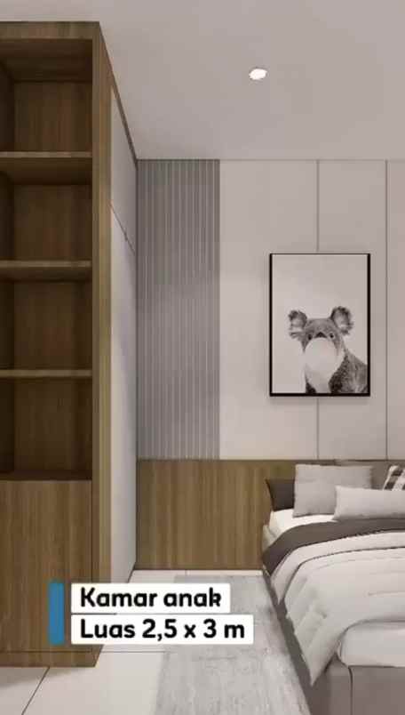 rumah murah 1 lantai di pusat kota depok dekat stasiun