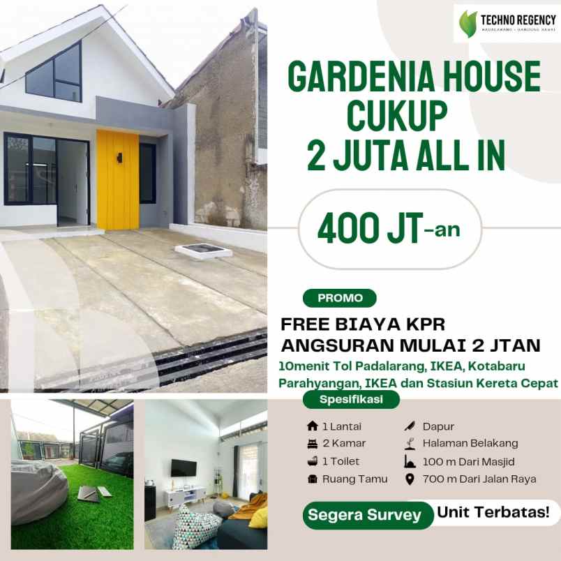 rumah murah di tecno regency padalarang