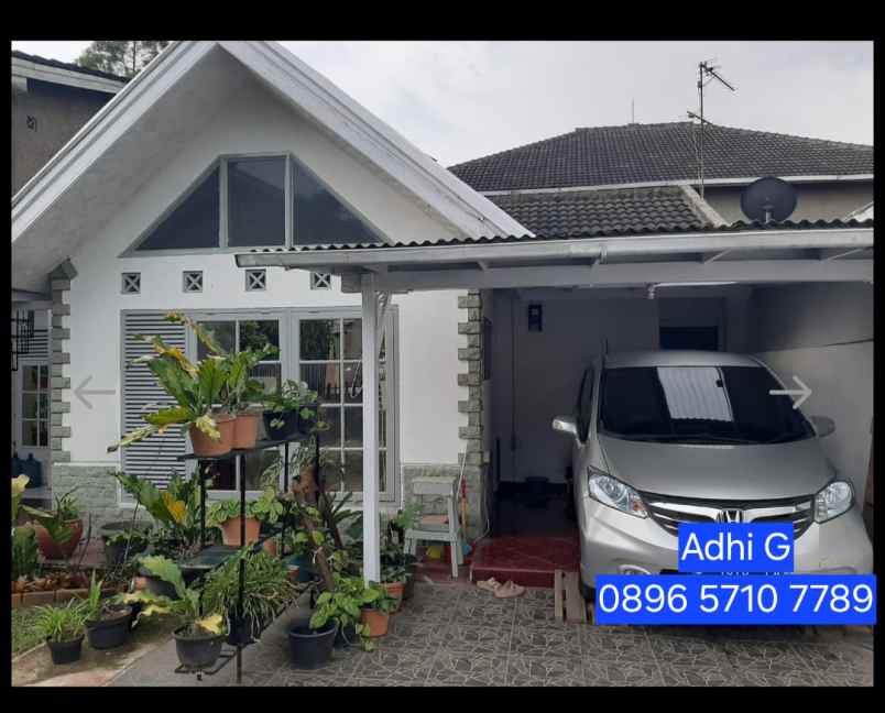 rumah plus paviliun full furnished di sukaati bandung