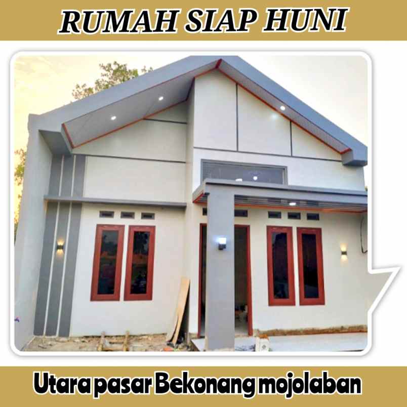 rumah siap huni utara pasar bekonang mojolaban