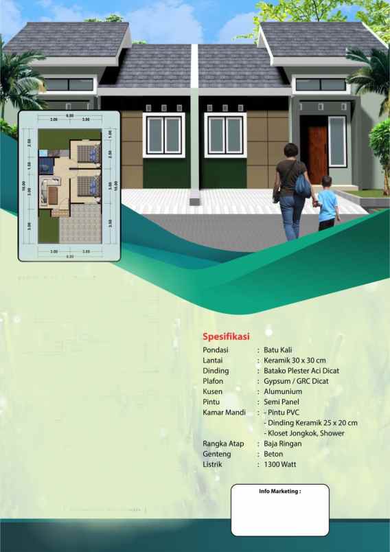 rumah subsidi dekat stasiun cisauk