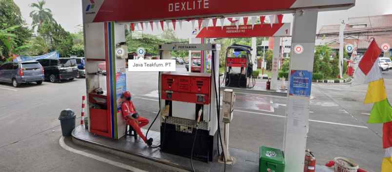 spbu dan tanah lebak bulus jakarta selatan