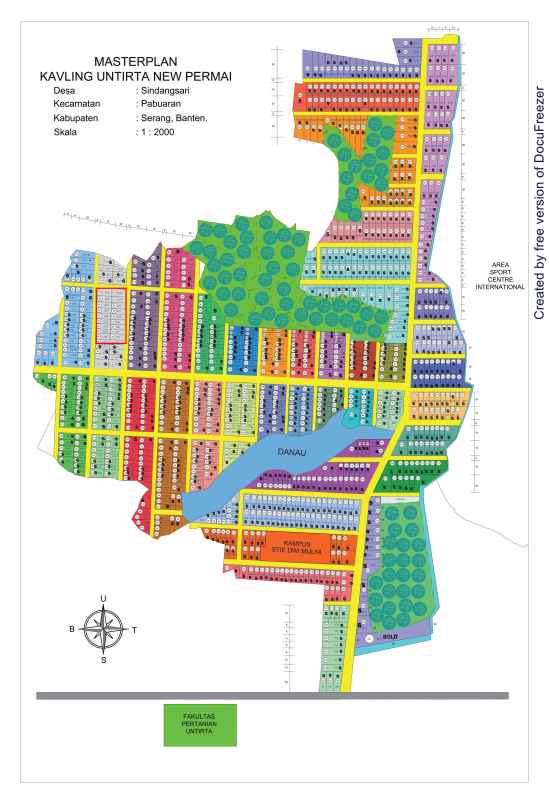 tanah jln palima stadion sport