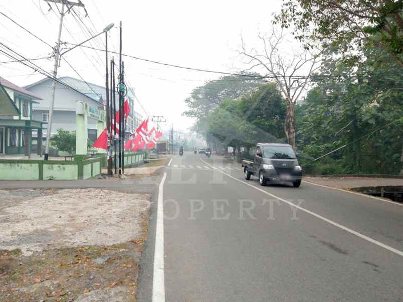 tanah kavling strategis jalan raya utama akses ramai