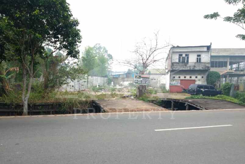 tanah kavling strategis jalan raya utama akses ramai