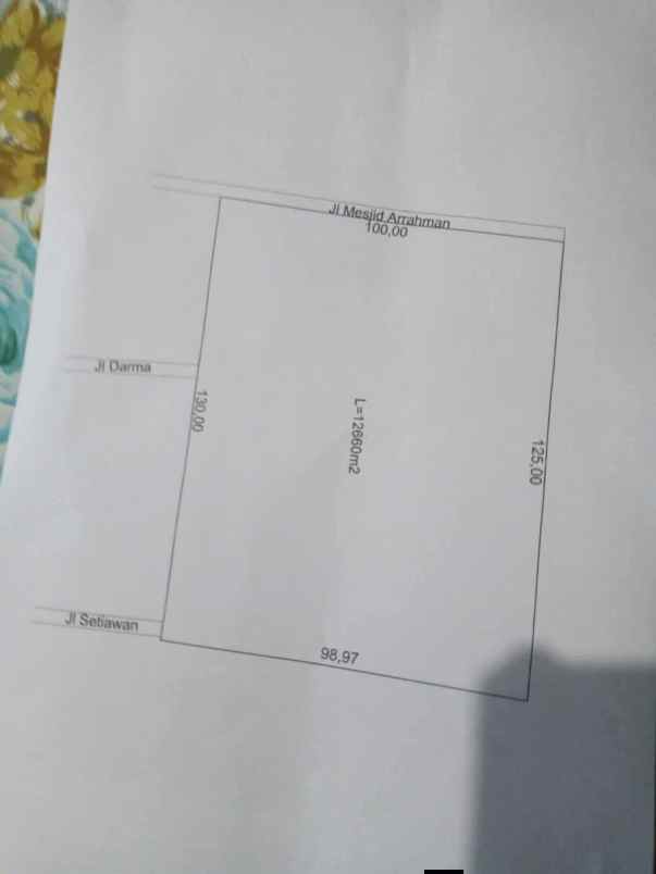 tanah kosong di medan helvetia