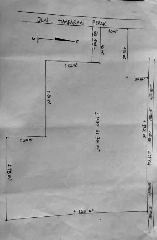 tanah kosong hamparan perak deli serdang medan