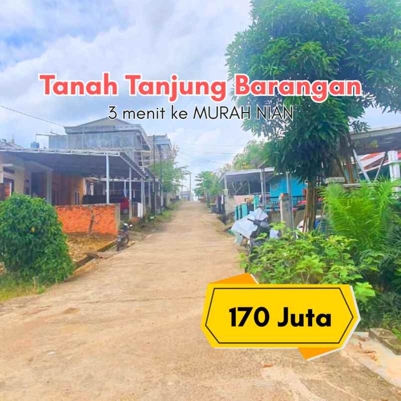tanah murah tanjung barangan siap bangun