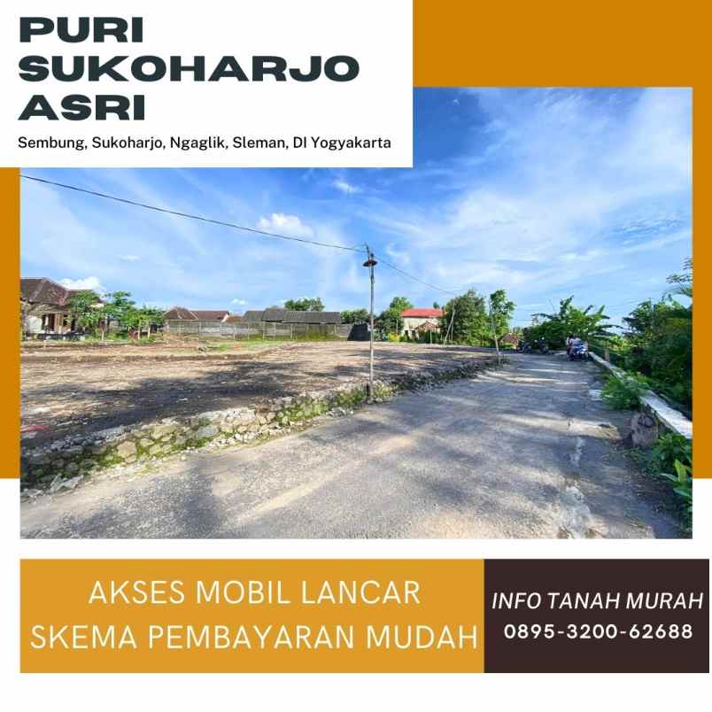 tanah pekarangan dekat kampus uii jakal 3 jt meter